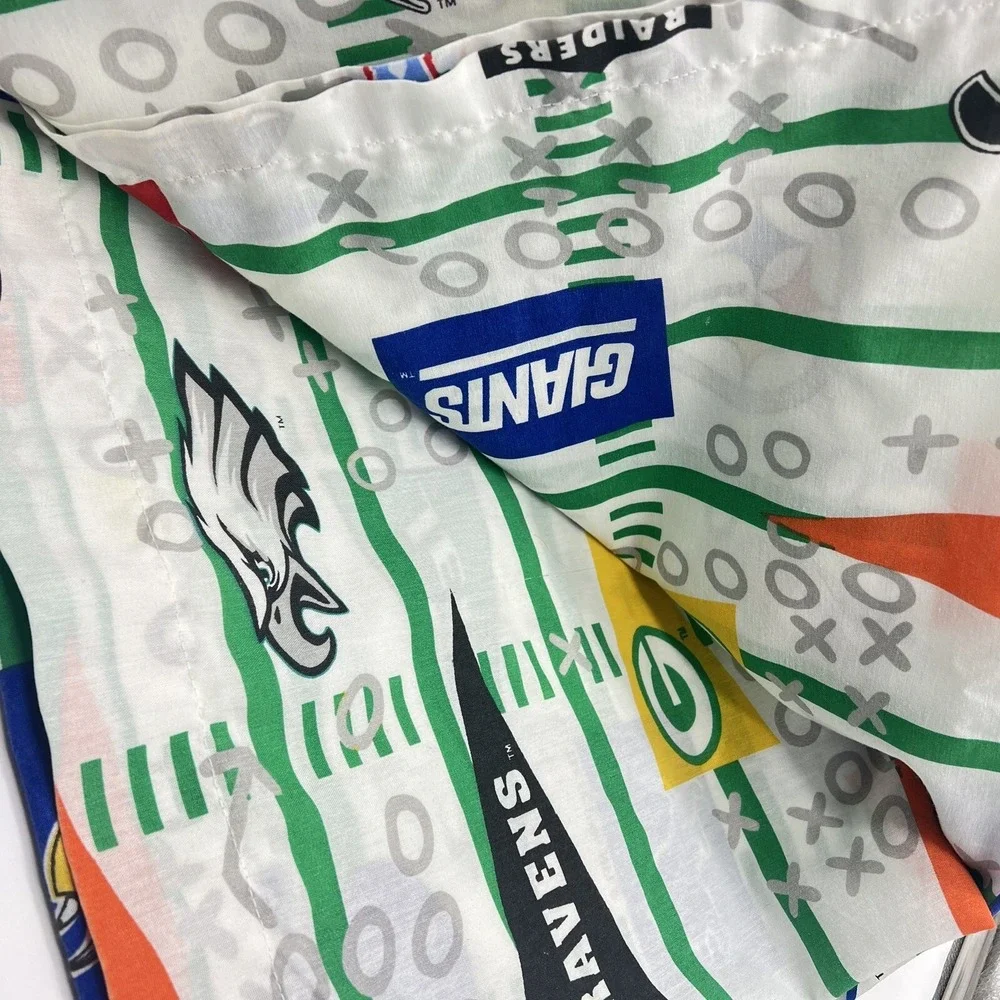 NFL Teams All Over Print Twin Flat Sheet The Bribb Company Made In USA Football‎